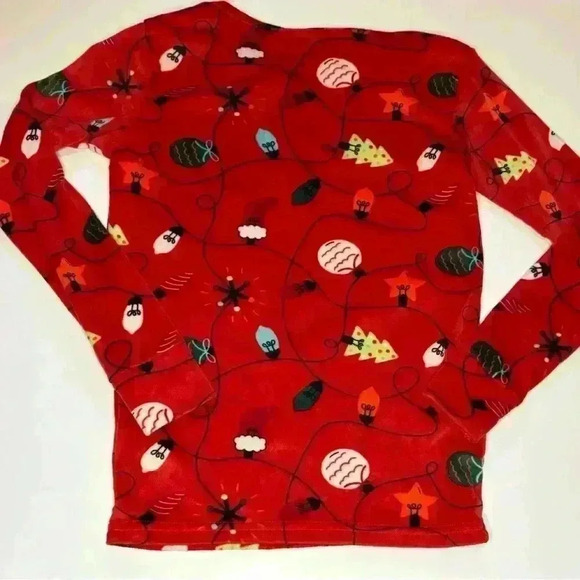 Cat & Jack Girls Christmas Pajama Set Fleece Size 12 NWOT - Picture 6 of 7